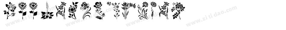 HFF Bird Stencil字体转换